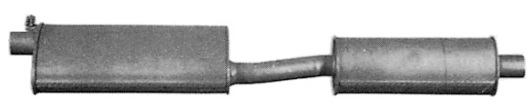 Mittelschalldämpfer