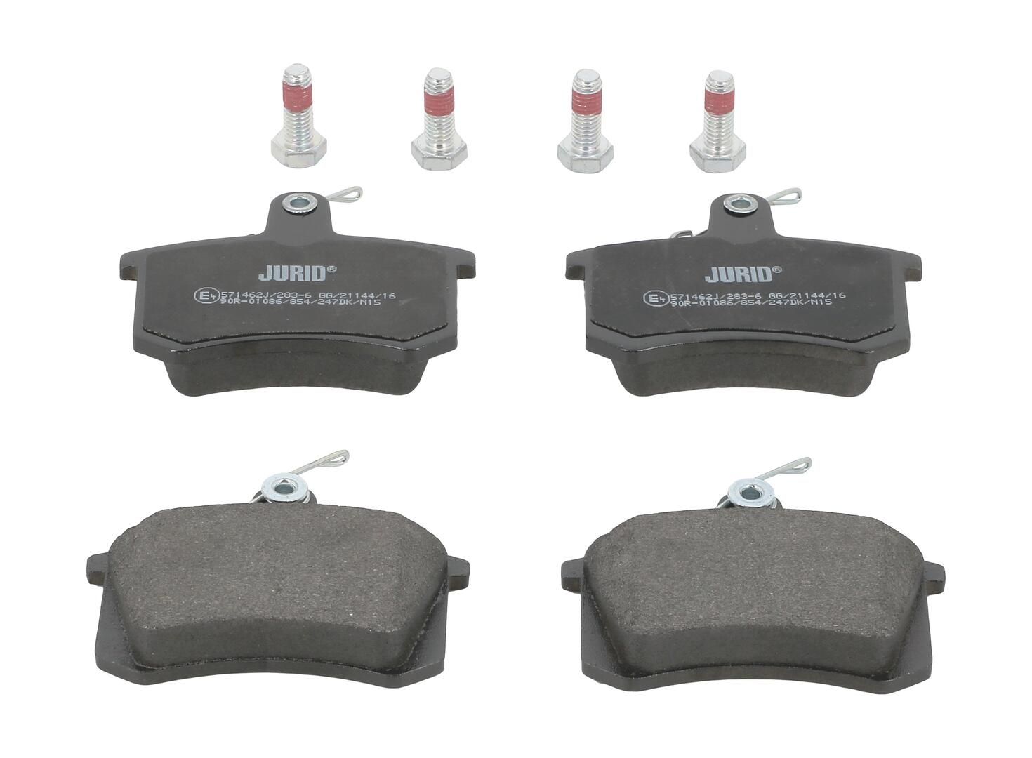 Bremsbelagsatz, Scheibenbremse