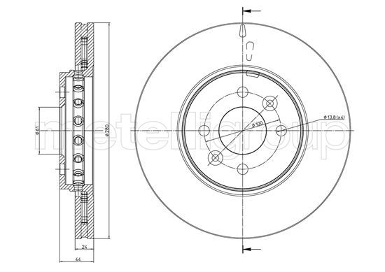 Brake Disc 23-1468C