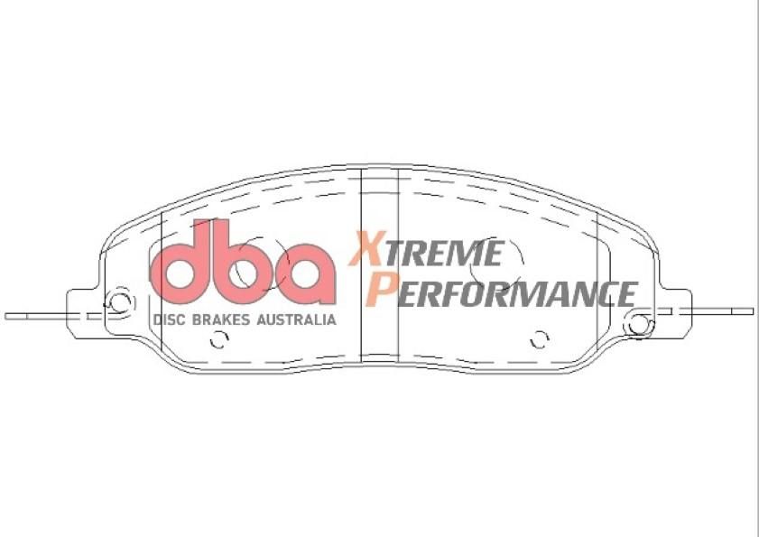 DBA XP PERFORMANCE BRAKE PADS [ Mustang 05-10 F ] - TecDoc Only