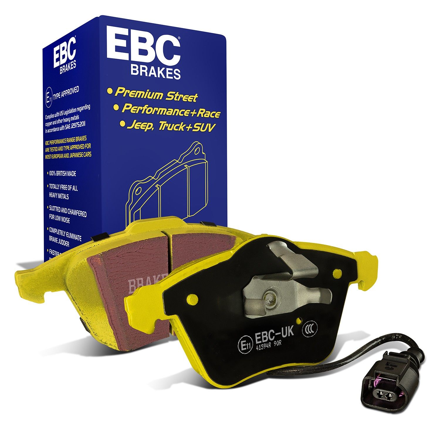 EBC Brakes DP41594R - Bremsbelagsatz, Scheibenbremse