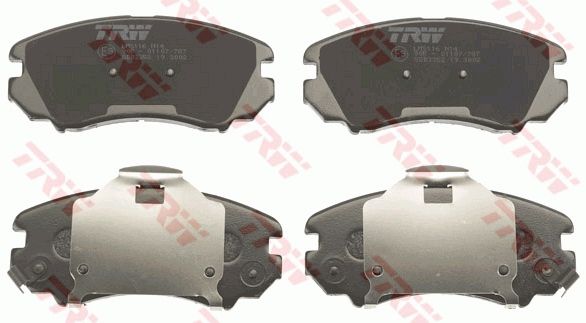 TRW DISC BRAKE PADS - TecDoc 2