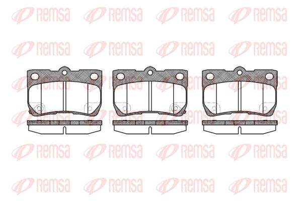 Premium Rear Brake Pad Set Premium Rear Brake Pad Set