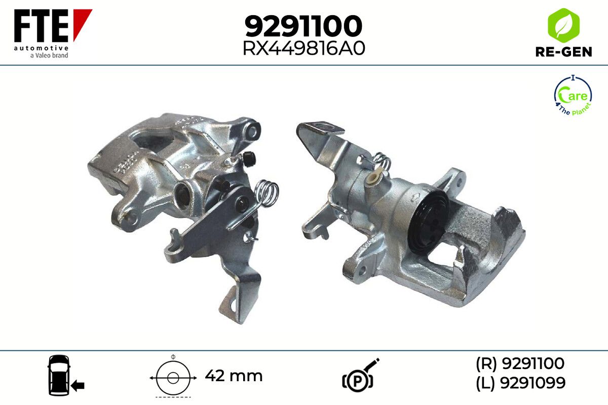 FTE 9291100 - Bremssattel