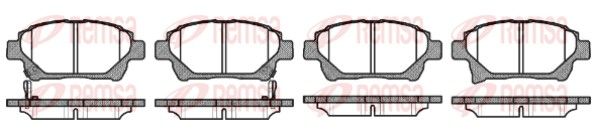 Premium Front Brake Pad Set Premium Front Brake Pad Set