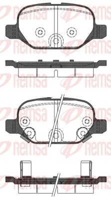 Brake Pad Set, disc brake 0727.32