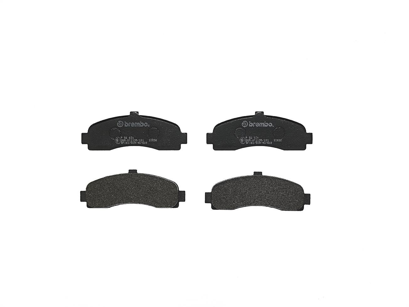 Brembo P 56 031 Bremsbelagsatz, Scheibenbremse