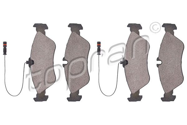 Bremsbelagsatz, Scheibenbremse