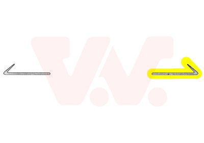 VAN WEZEL 3031581 - Zier-/Schutzleiste, Sto&szlig;f&auml;nger ** Equipart **