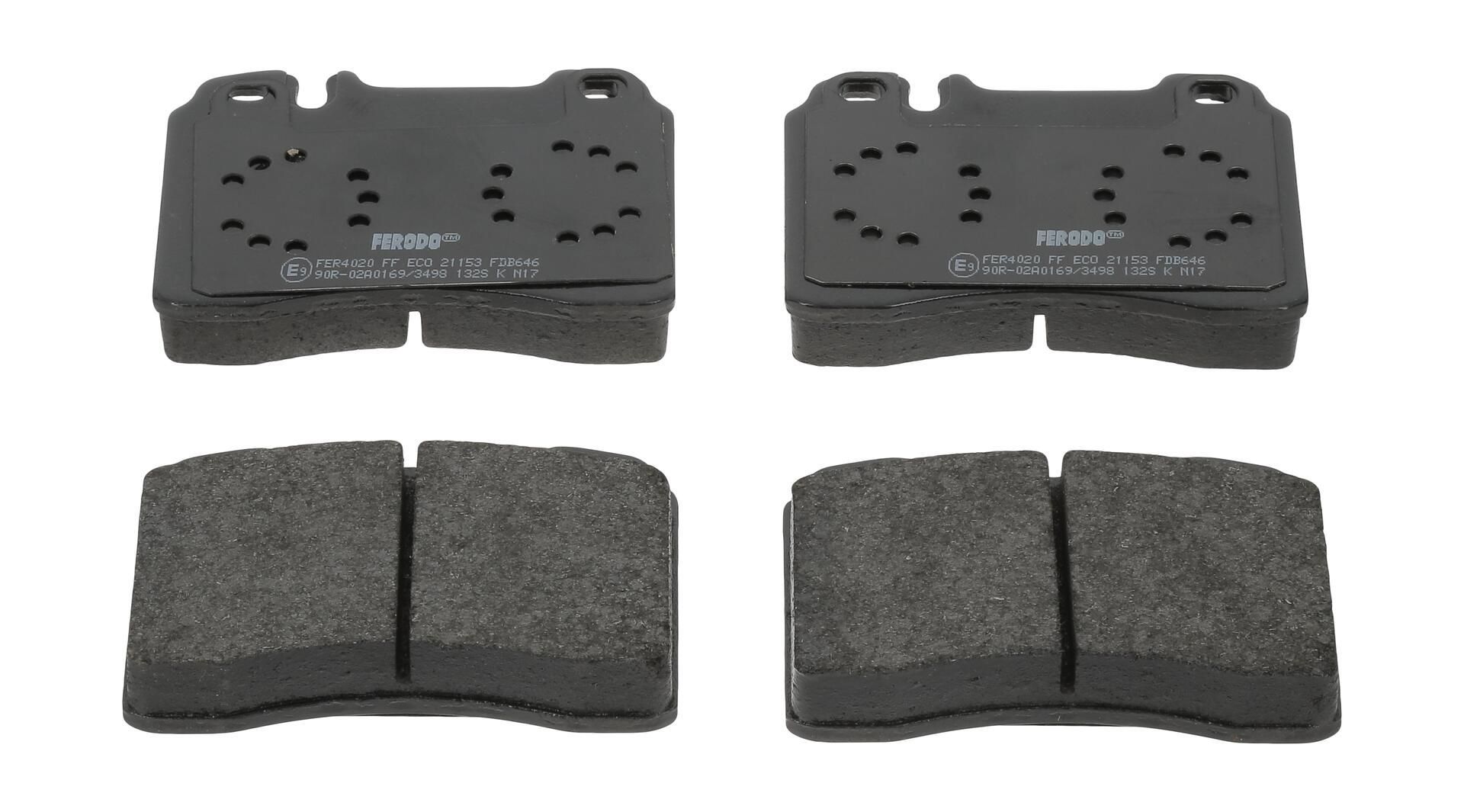 FERODO FDB646 - Bremsbelagsatz, Scheibenbremse PREMIER ECO FRICTION