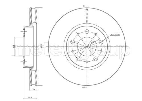 Brake Disc 23-0375C