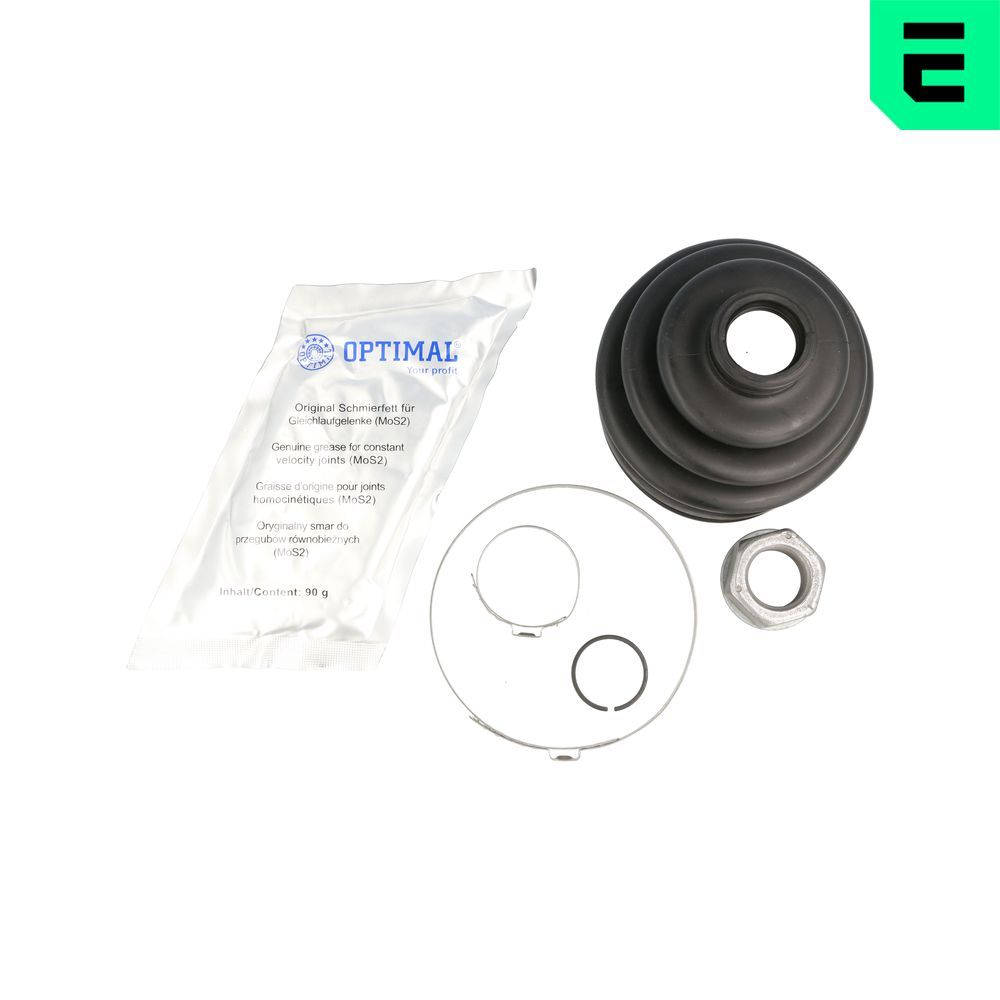 Faltenbalgsatz, Antriebswelle