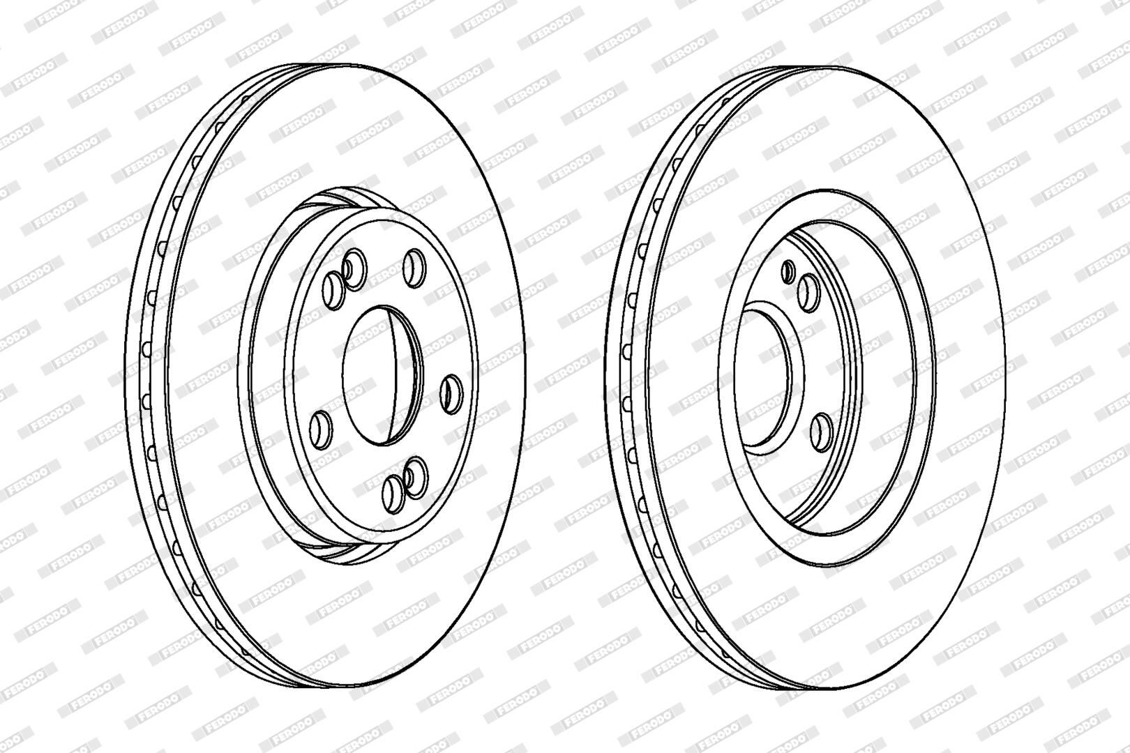 FERODO DDF1123C - Bremsscheibe PREMIER
