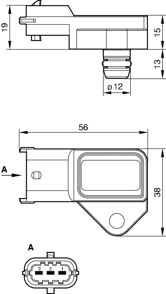 Sensor, Ladedruck
