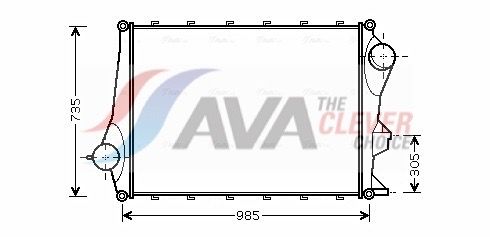 VL4043 AVA QUALITY COOLING töltőlevegő-hűtő