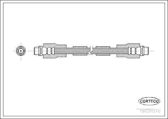 FLEXIBLE DE FREIN AUDI A8-VW PAS  0705