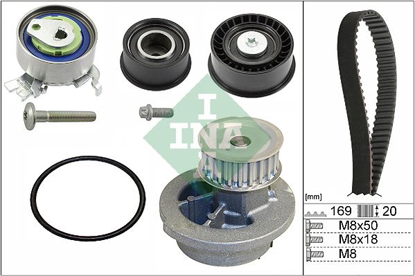 Water Pump & Timing Belt Kit 530 0078 30