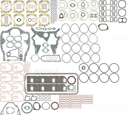 Juego completo de empaques, motor