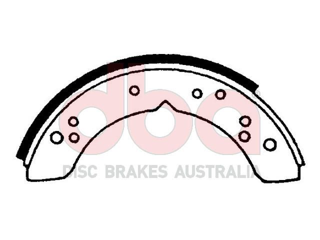 Street Series Brake Shoes [Trailer 203.2mm] - TecDoc Only