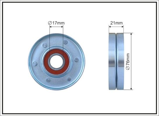 Tensioner Pulley, V-ribbed belt 170-00