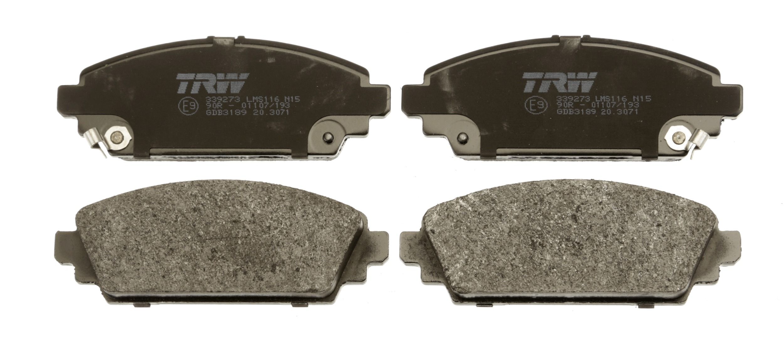 TRW DISC BRAKE PADS - TecDoc 2