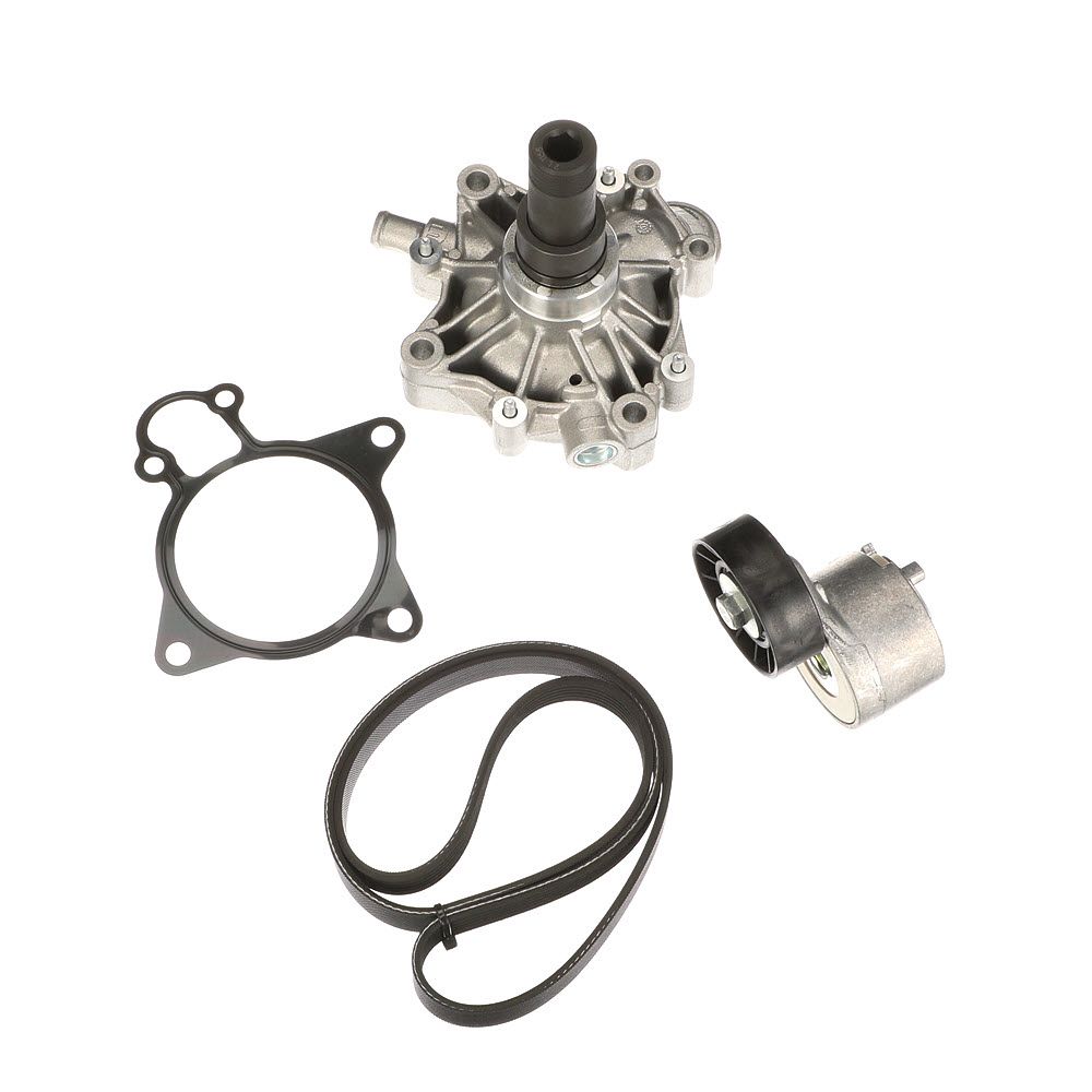 vandens siurblys + V formos rumbuotas diržas, komplektas