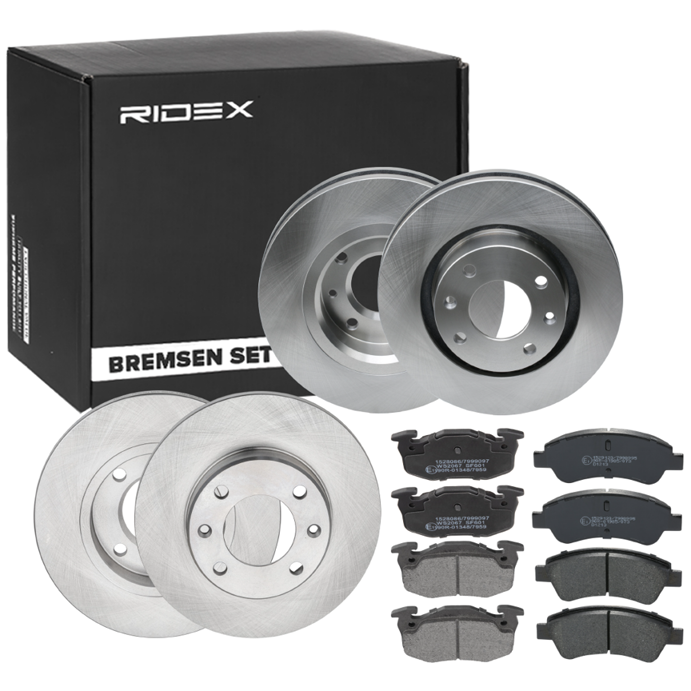 Remmenset, remschijf