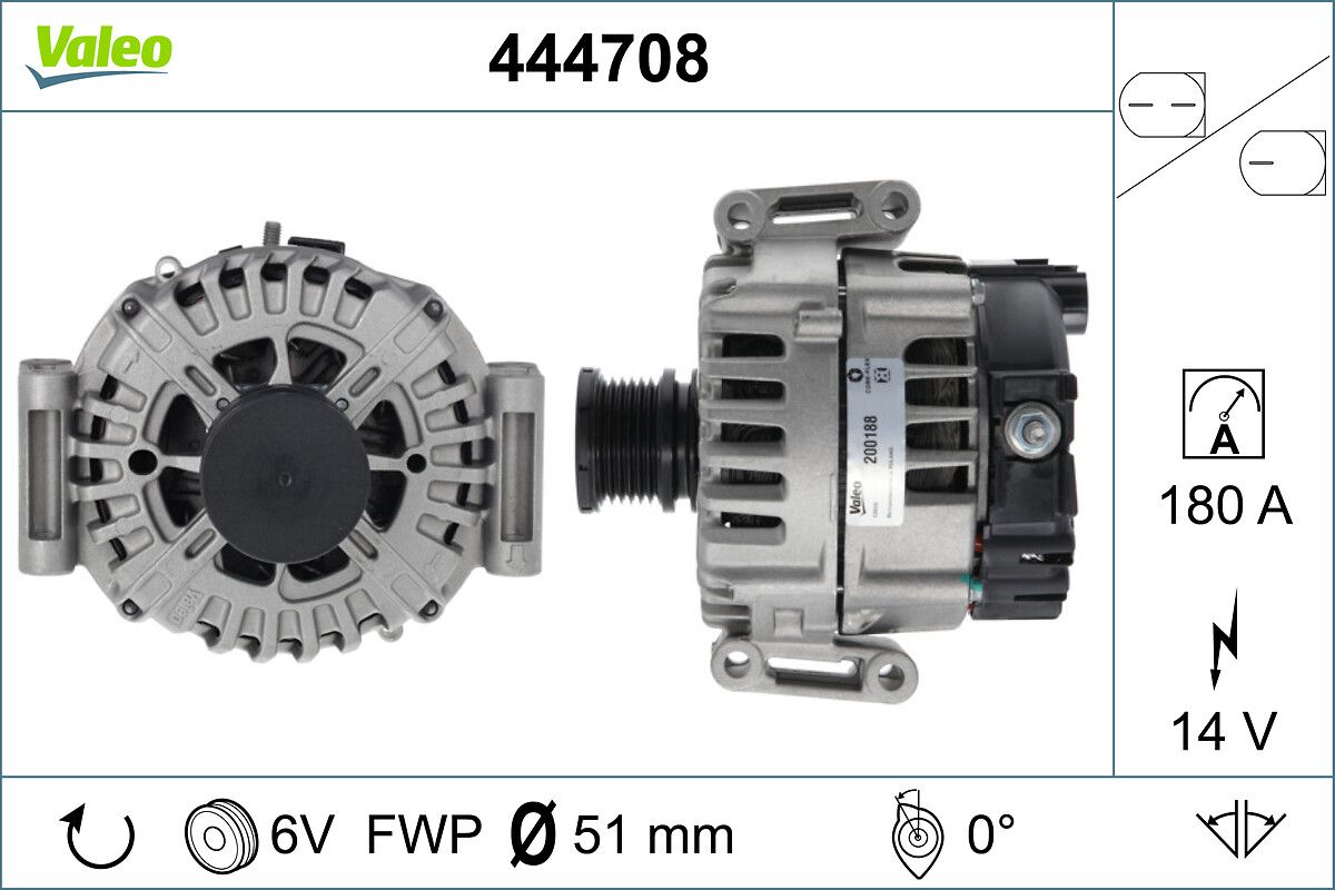 Alternator 444708