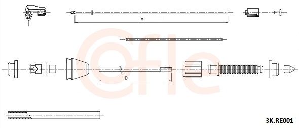 COFLE 92.3K.RE001 - Gaszug