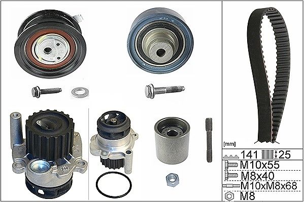 Water Pump & Timing Belt Kit 530 0361 32