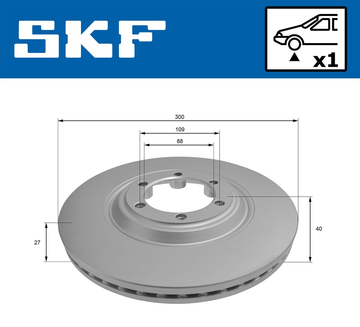 VKBD 81293 V1 SKF féktárcsa