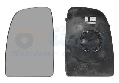 VAN WEZEL 1651837 - Spiegelglas, Au&szlig;enspiegel * HAGUS *