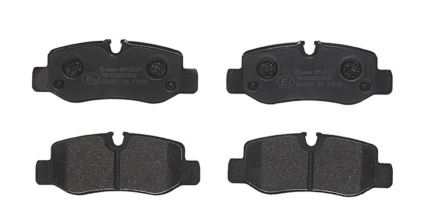 Brembo P 50 126 Bremsbelagsatz, Scheibenbremse