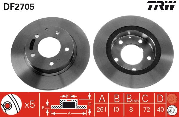 PAIRE DE DISQUES  9900