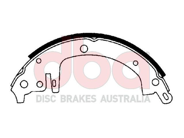 Street Series Brake Shoes [Holden Gemini 228.6mm] - TecDoc Only
