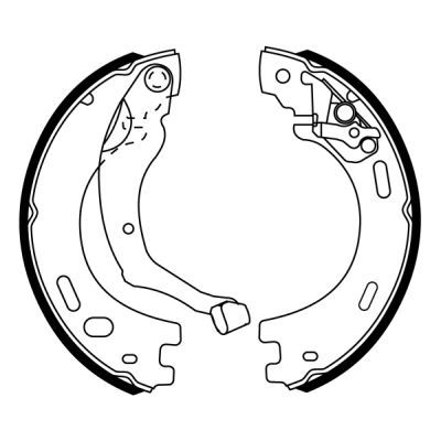 Brake Shoe Set, parking brake CRI000ABE