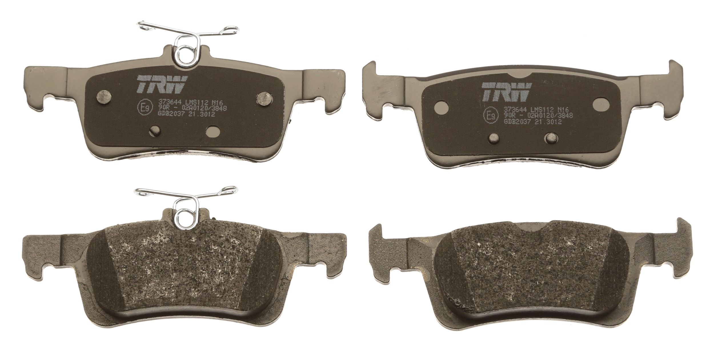 TRW DISC BRAKE PADS - TecDoc 2