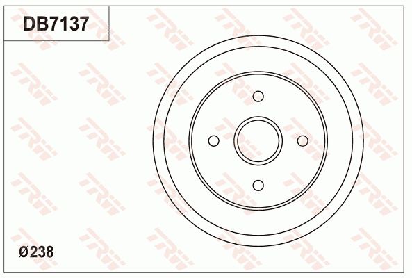 TRW BRAKE DISC - TecDoc Only