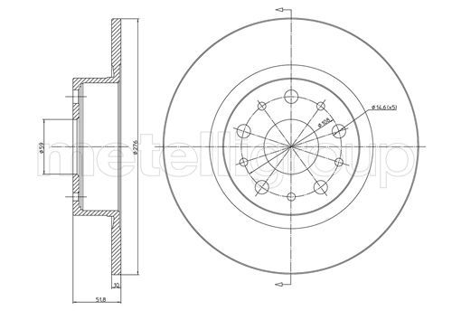 Brake Disc 23-0410C