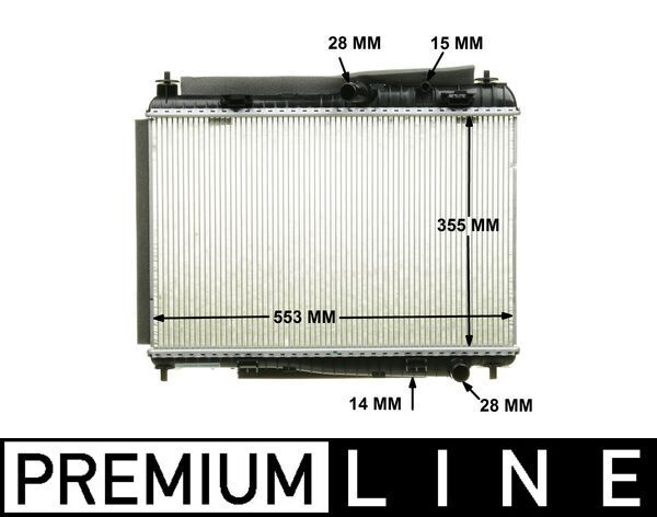Radiador, refrigeración del motor