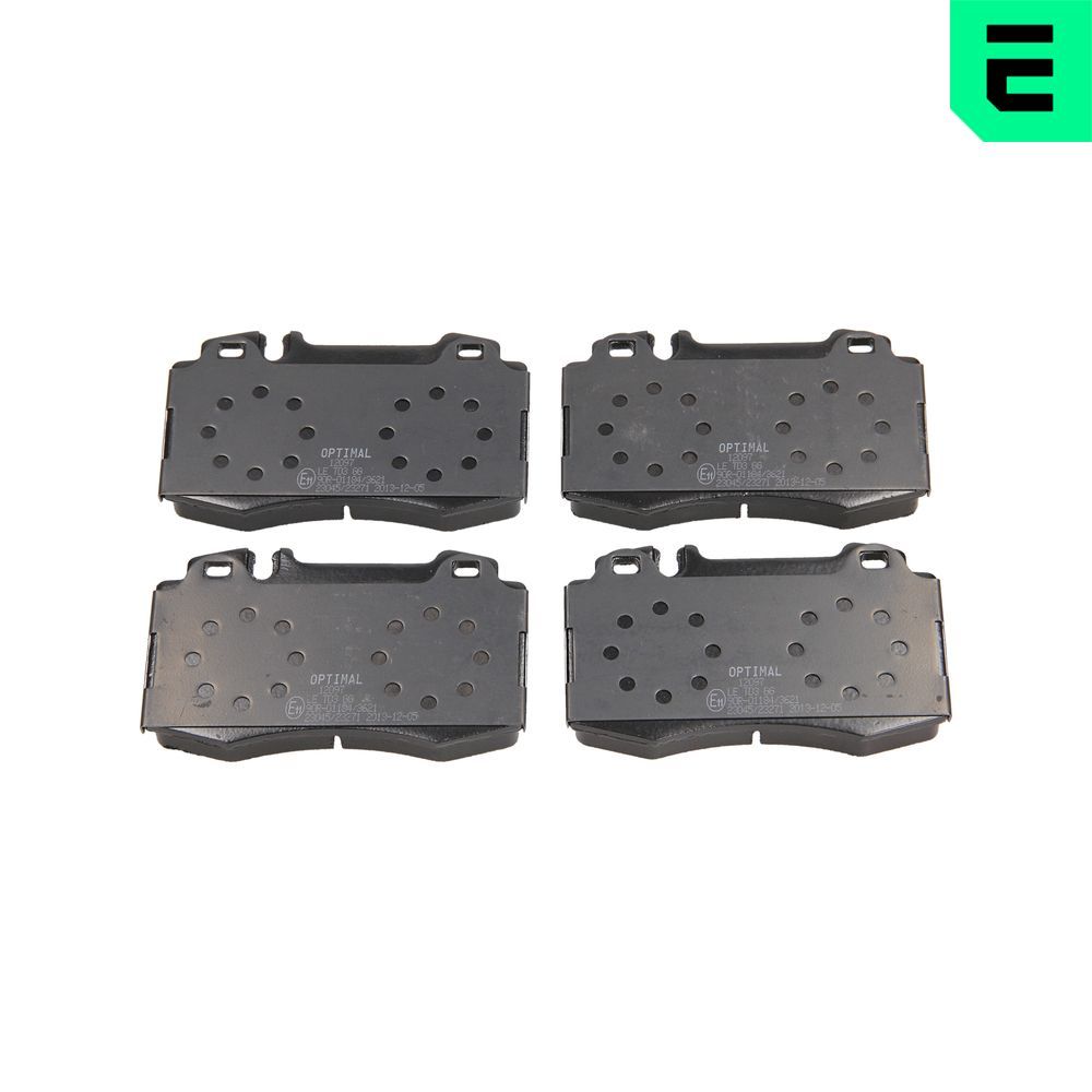 OPTIMAL BP-12097 - Bremsbelagsatz, Scheibenbremse
