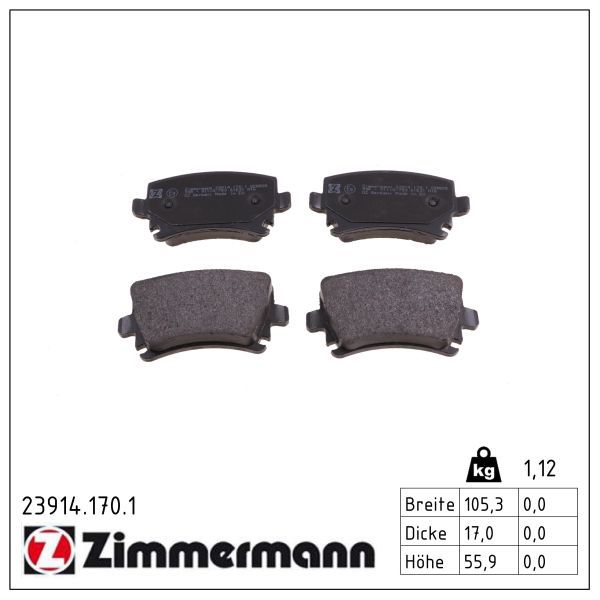 Bremsbelagsatz, Scheibenbremse