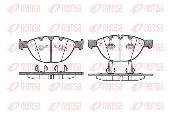 Premium Front Brake Pad Set Premium Front Brake Pad Set