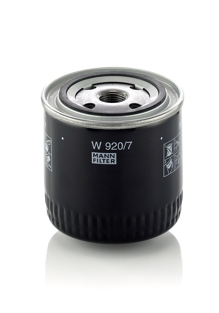 MANN-FILTER W 920/7 Oil Filter, turbocharger