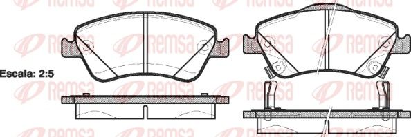 Premium Front Brake Pad Set Premium Front Brake Pad Set
