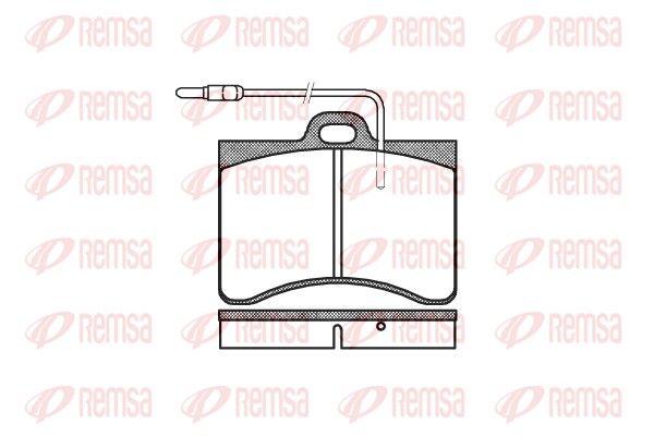 Brake Pad Set, disc brake 0086.04