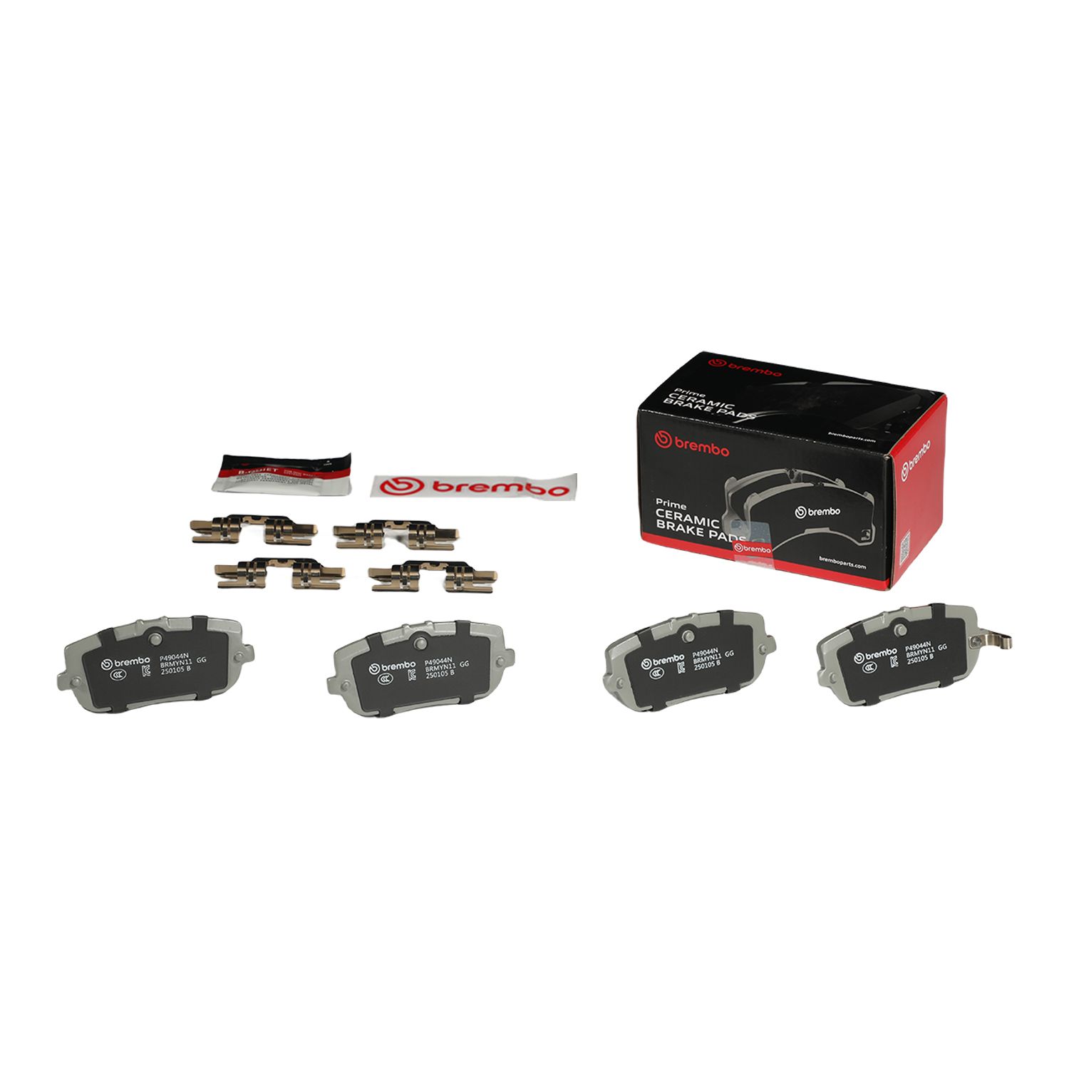 BREMBO DISC PAD -  MAZDA MX5 NC 05-15 (RR) *Ceramic Pads - TecDoc 1
