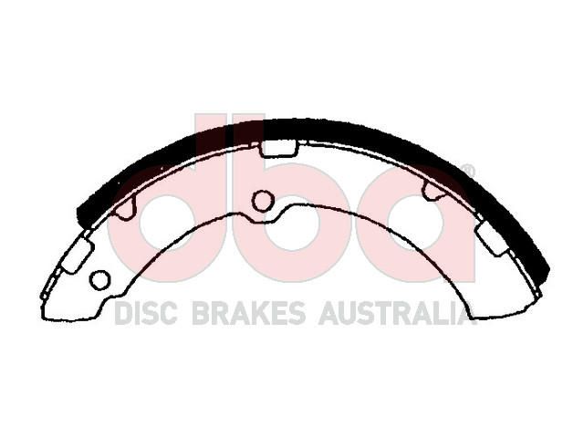 Street Series Brake Shoes [Toyota Coaster/Dyna 320mm] - TecDoc Only