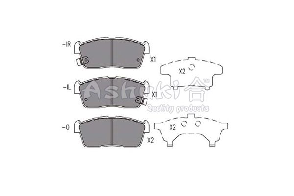 Bremsbelagsatz, Scheibenbremse