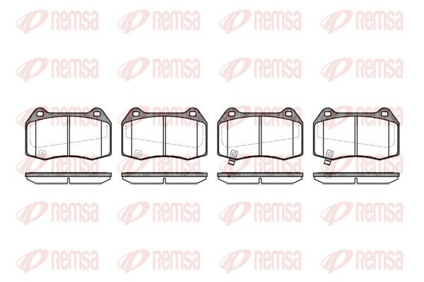 Premium Front Brake Pad Set Premium Front Brake Pad Set